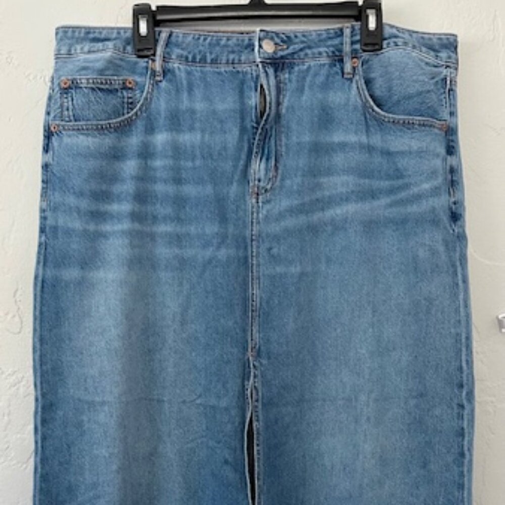 Long Jean Skirt